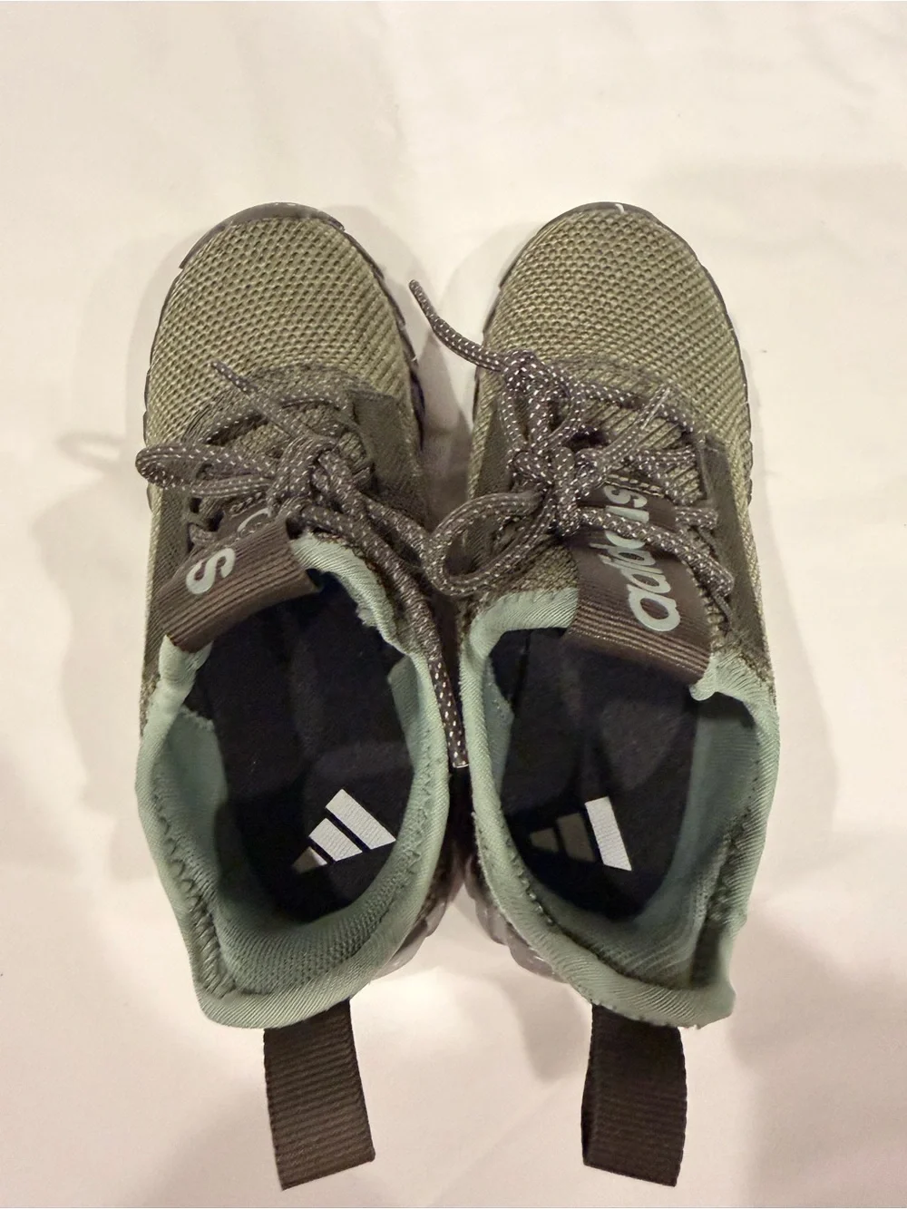 adidas Kids Olive Green Knit Trail Sneakers
